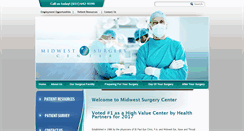 Desktop Screenshot of mwsurgerycenter.com